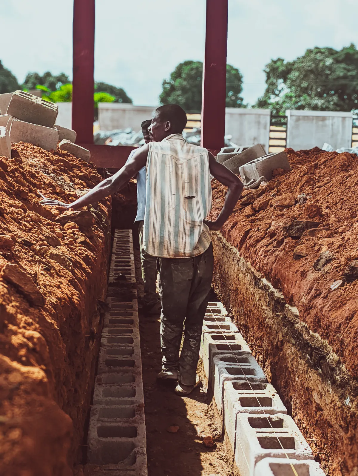 Réalisation BTP : Fondations — Chantier résidentiel